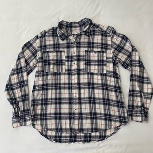 Women PacSun Plaid Flannel Shirt Size Medium/Large